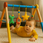 BabyunterSpielbruecke